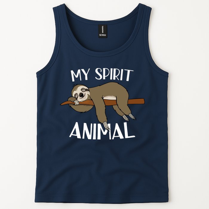 My Spirit Animal Is A Sloth Tank Top