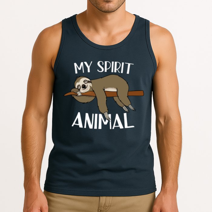 My Spirit Animal Is A Sloth Tank Top