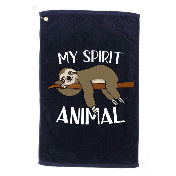 My Spirit Animal Is A Sloth Golf Towel