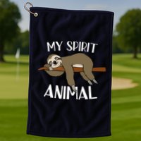My Spirit Animal Is A Sloth Golf Towel