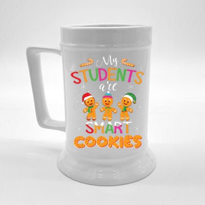 My Students Are Smart Cookies Christmas Teacher Gift Beer Stein