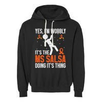 Multiple Sclerosis Awareness Ms Garment-Dyed Fleece Hoodie