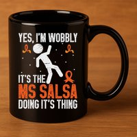 Multiple Sclerosis Awareness Ms 11oz C Handle Ceramic Mug