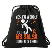 Multiple Sclerosis Awareness Ms Drawstring Bag
