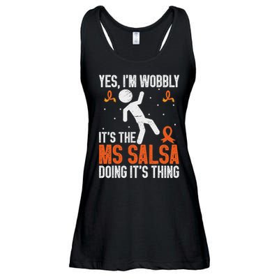Multiple Sclerosis Awareness Ms Ladies Essential Flowy Tank
