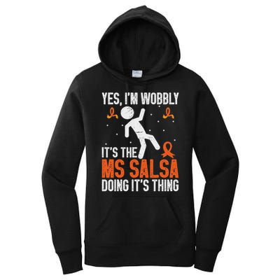 Multiple Sclerosis Awareness Ms Women's Pullover Hoodie