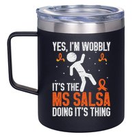 Multiple Sclerosis Awareness Ms 12oz Stainless Steel Coffee Mug