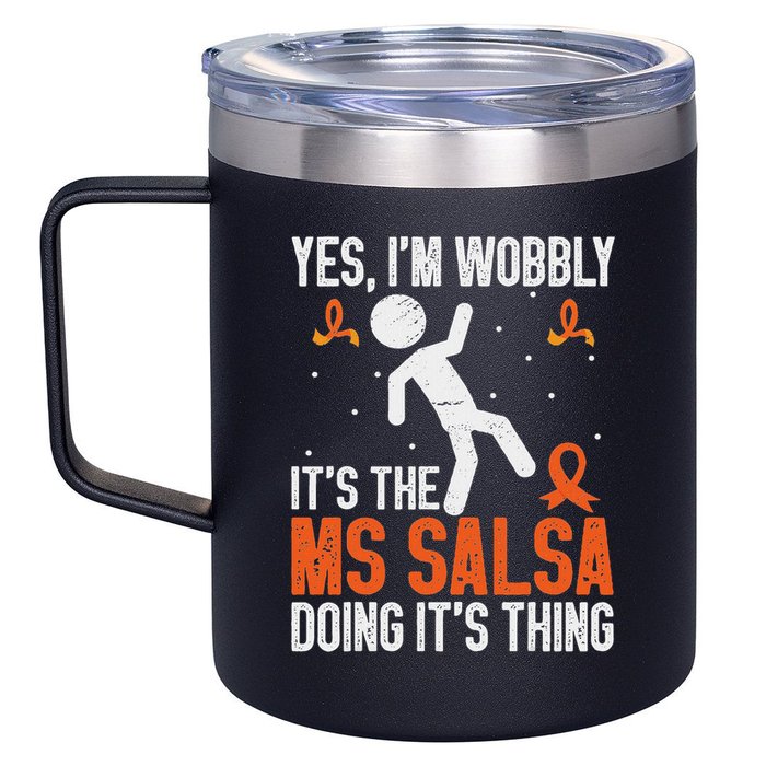 Multiple Sclerosis Awareness Ms 12oz Stainless Steel Coffee Mug