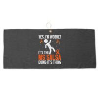 Multiple Sclerosis Awareness Ms Large Microfiber Waffle Golf Towel