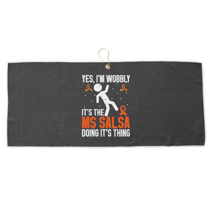 Multiple Sclerosis Awareness Ms Large Microfiber Waffle Golf Towel