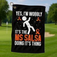 Multiple Sclerosis Awareness Ms Golf Towel