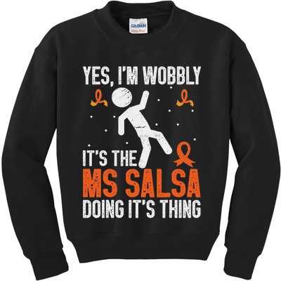 Multiple Sclerosis Awareness Ms Kids Sweatshirt