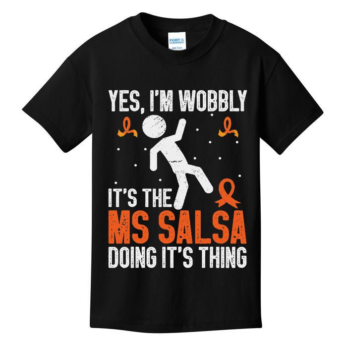 Multiple Sclerosis Awareness Ms Kids T-Shirt