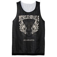 Muscle Shoals Alabama Vintage Guitar Wings Mesh Reversible Basketball Jersey Tank