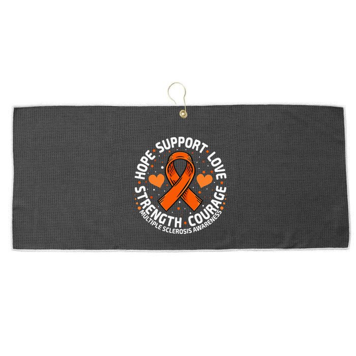 Multiple Sclerosis Awareness Family Support Ms Awareness Large Microfiber Waffle Golf Towel