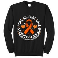 Multiple Sclerosis Awareness Family Support Ms Awareness Tall Sweatshirt