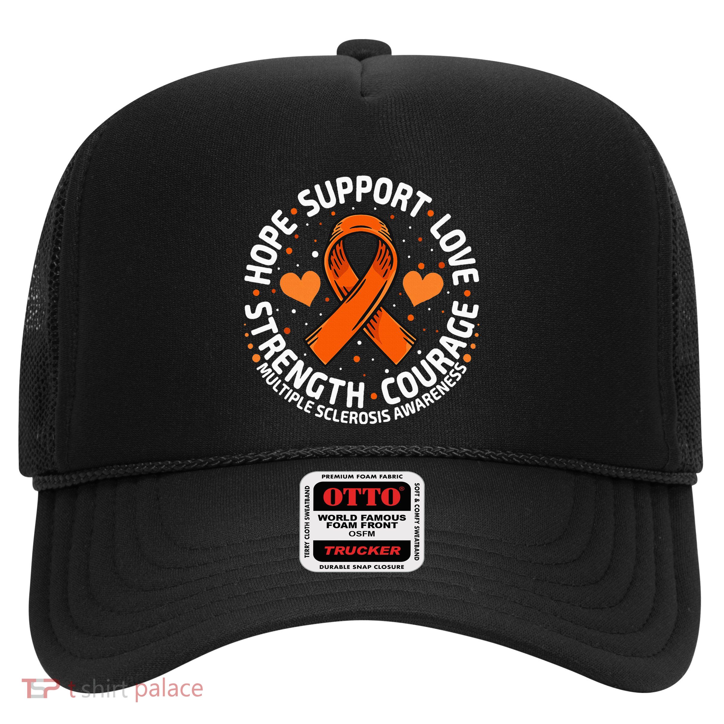 Multiple Sclerosis Awareness Family Support Ms Awareness Trucker Hat