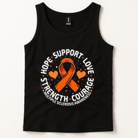 Multiple Sclerosis Awareness Family Support Ms Awareness Tank Top