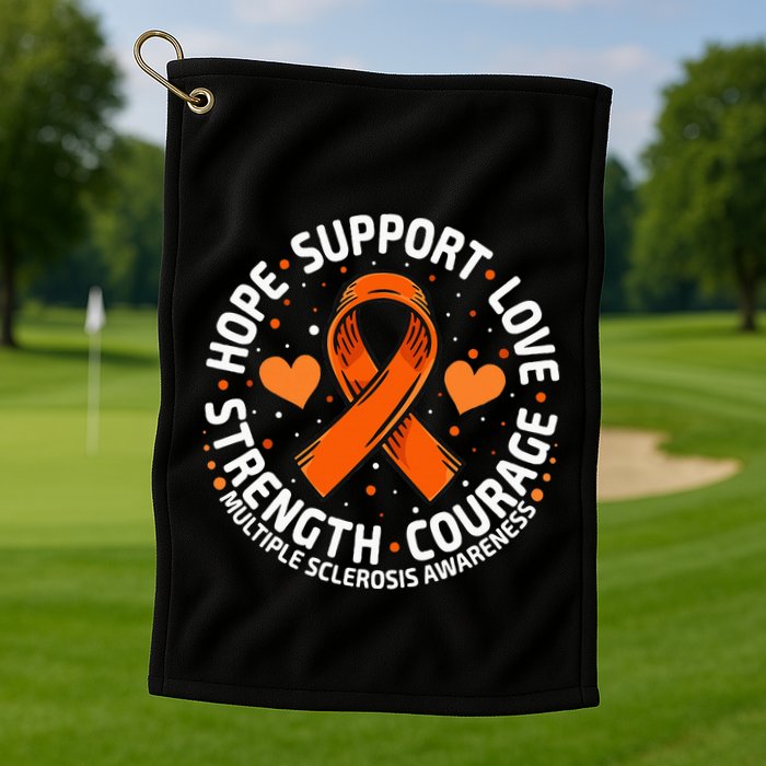 Multiple Sclerosis Awareness Family Support Ms Awareness Golf Towel