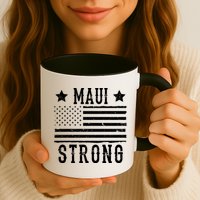 Maui Strong American Flag Mug