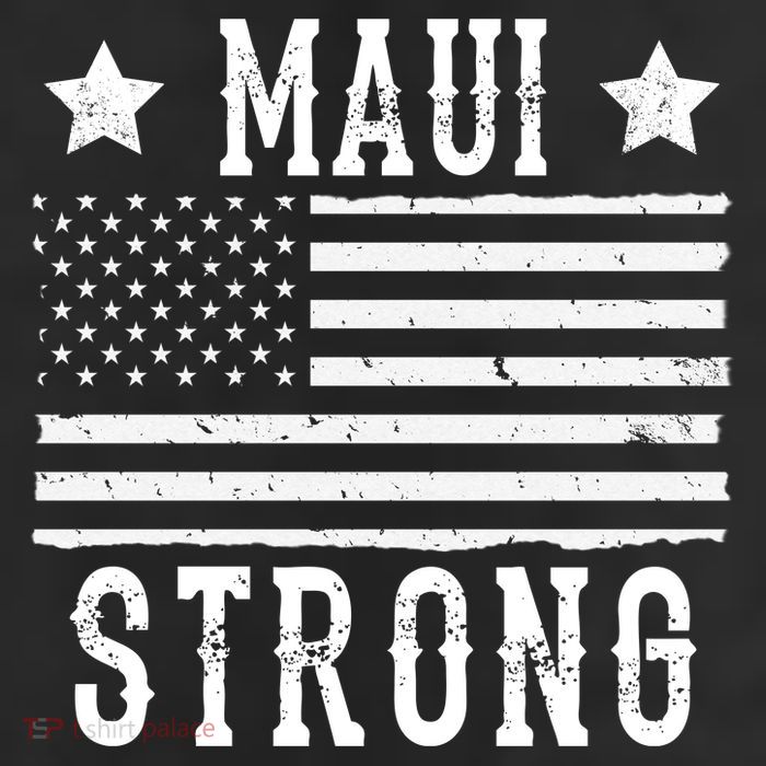 Maui Strong American Flag 11oz C Handle Ceramic Mug
