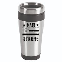 Maui Strong American Flag 16oz Travel Tumbler