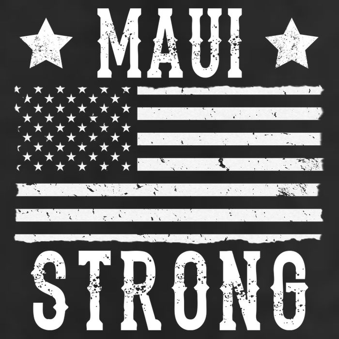 Maui Strong American Flag Large Microfiber Waffle Golf Towel