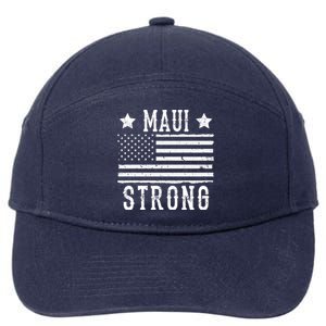 Maui Strong American Flag 7-Panel Snapback Hat