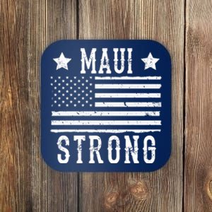 Maui Strong American Flag Coaster