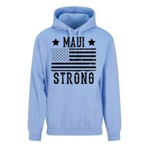 Maui Strong American Flag Unisex Surf Hoodie