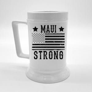 Maui Strong American Flag Beer Stein