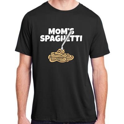 Moms Spaghetti And Meatballs Love Italian Food Gifts Foodies Adult ChromaSoft Performance T-Shirt