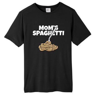 Moms Spaghetti And Meatballs Love Italian Food Gifts Foodies Tall Fusion ChromaSoft Performance T-Shirt