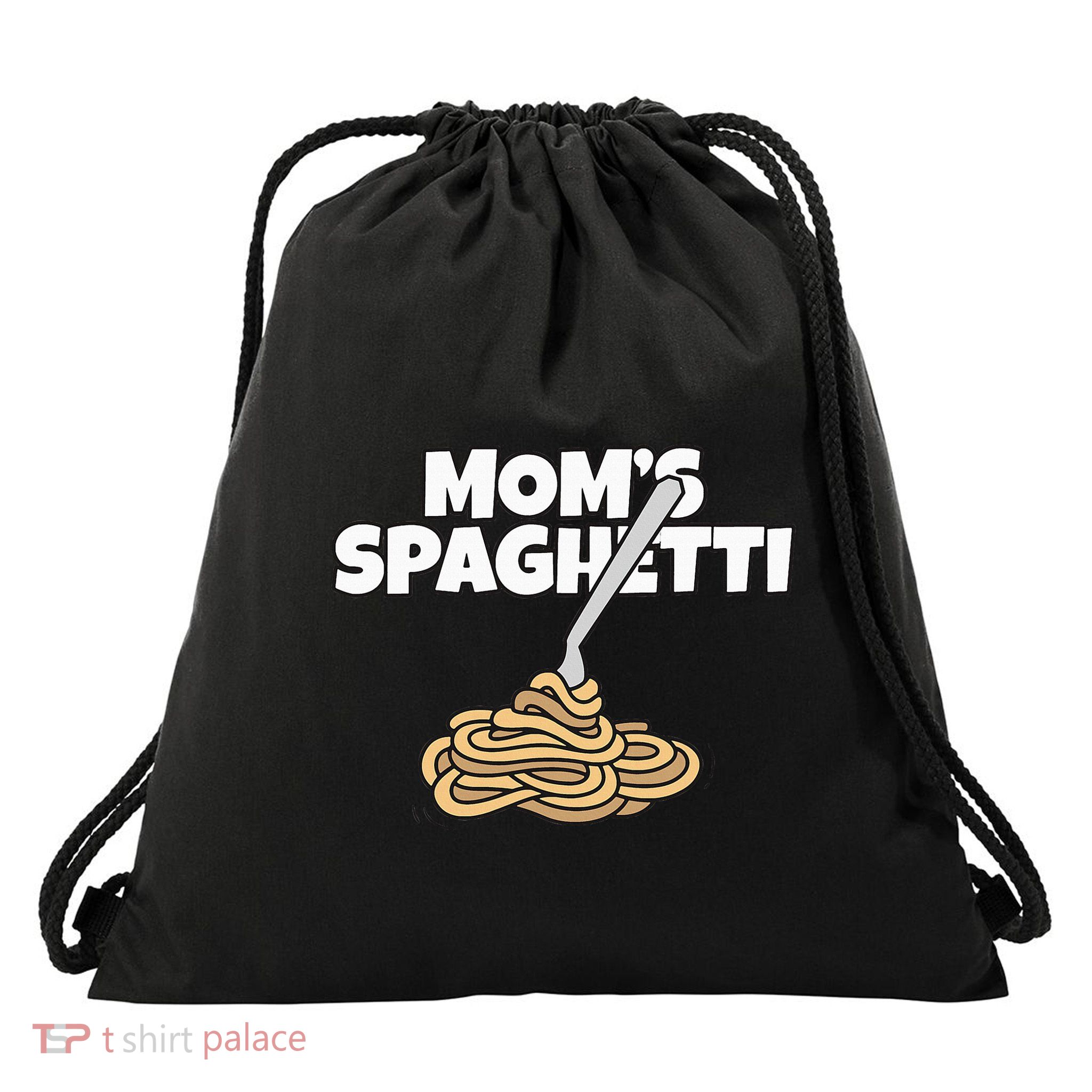 Moms Spaghetti And Meatballs Love Italian Food Gifts Foodies Drawstring Bag