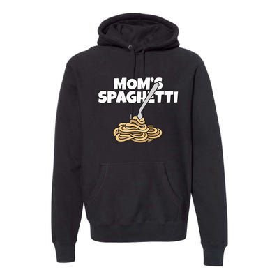 Moms Spaghetti And Meatballs Love Italian Food Gifts Foodies Premium Hoodie