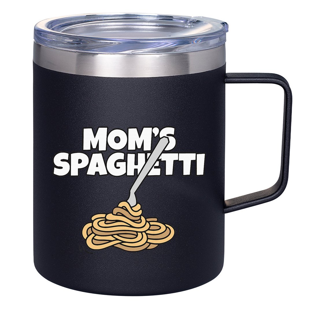 Moms Spaghetti And Meatballs Love Italian Food Gifts Foodies 12oz Stainless Steel Coffee Mug