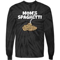 Moms Spaghetti And Meatballs Love Italian Food Gifts Foodies Tie-Dye Long Sleeve Shirt