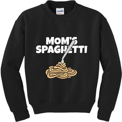 Moms Spaghetti And Meatballs Love Italian Food Gifts Foodies Kids Sweatshirt