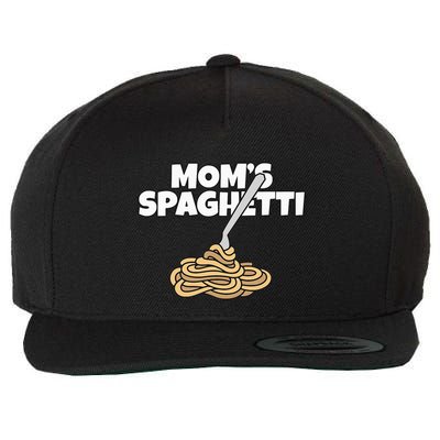 Moms Spaghetti And Meatballs Love Italian Food Gifts Foodies Wool Snapback Cap