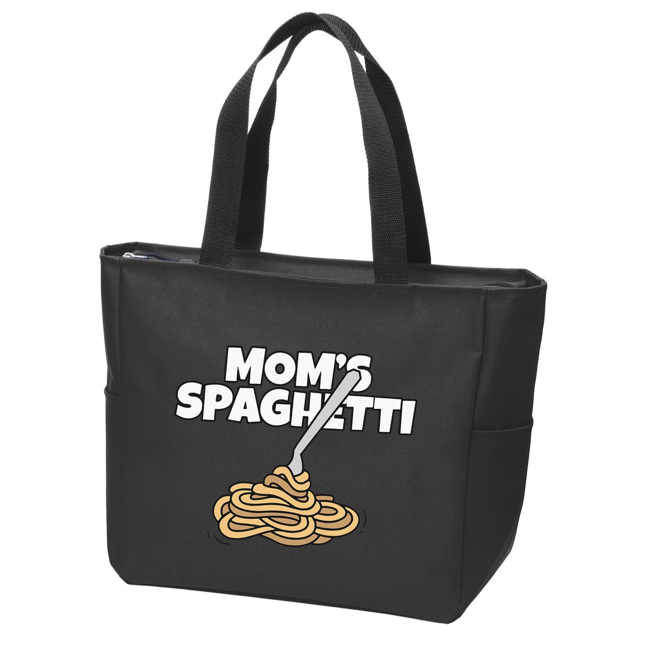Moms Spaghetti And Meatballs Love Italian Food Gifts Foodies Zip Tote Bag