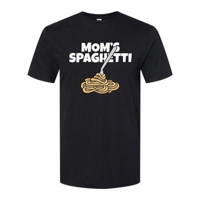 Moms Spaghetti And Meatballs Love Italian Food Gifts Foodies Softstyle CVC T-Shirt