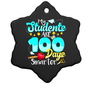 My Students Are 100 Days Smarter Gift For Teachers Gift Ceramic Star Ornament