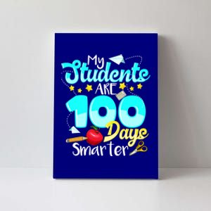 My Students Are 100 Days Smarter Gift For Teachers Gift Canvas