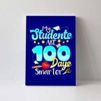 My Students Are 100 Days Smarter Gift For Teachers Gift Canvas