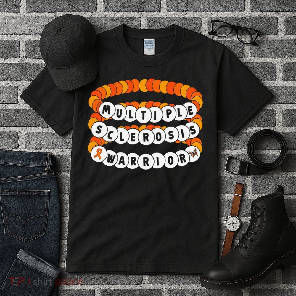 Multiple Sclerosis Awareness MS Warrior Friendship Bracelet Tall T-Shirt