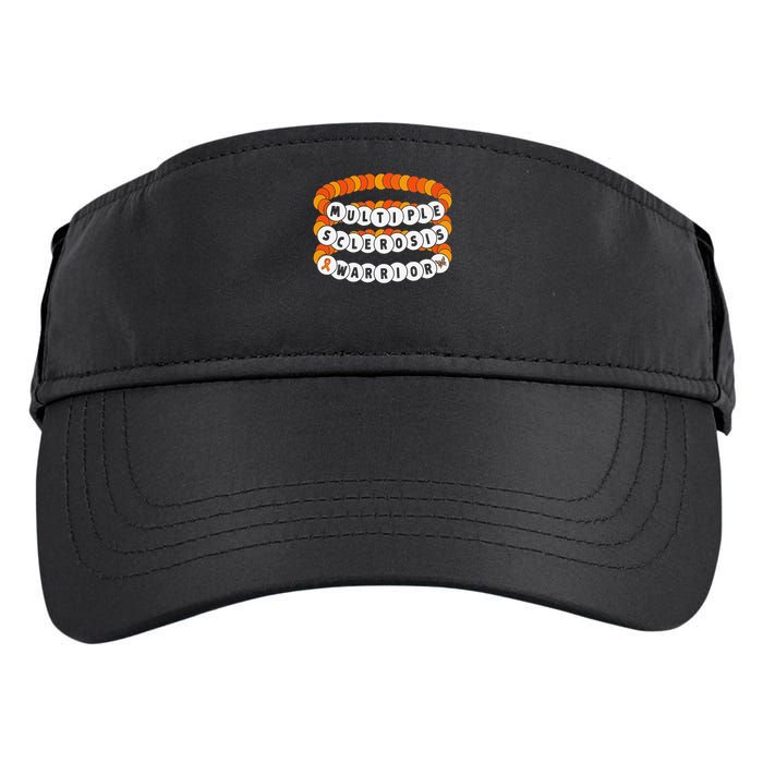 Multiple Sclerosis Awareness MS Warrior Friendship Bracelet Adult Drive Performance Visor