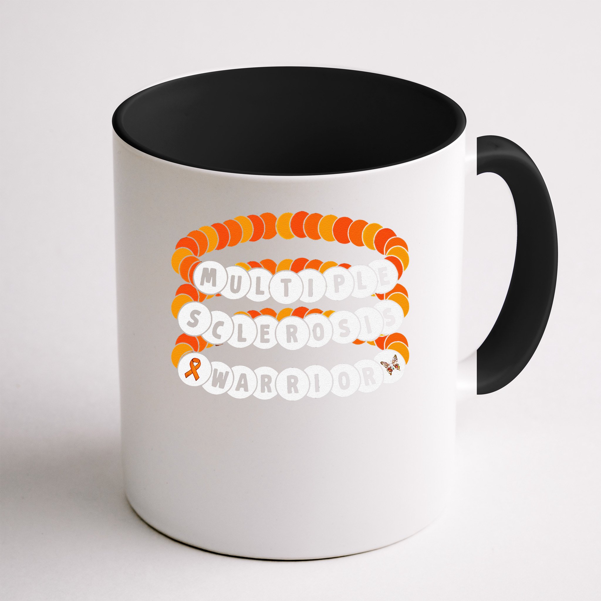 Multiple Sclerosis Awareness MS Warrior Friendship Bracelet Mug