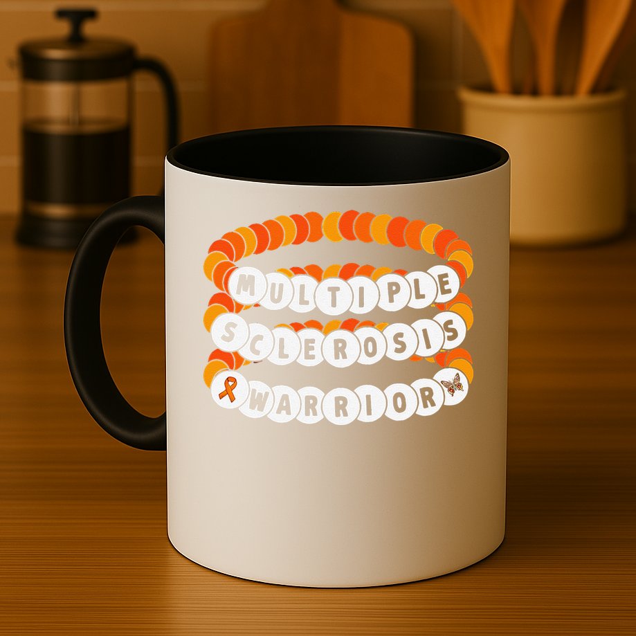 Multiple Sclerosis Awareness MS Warrior Friendship Bracelet Mug