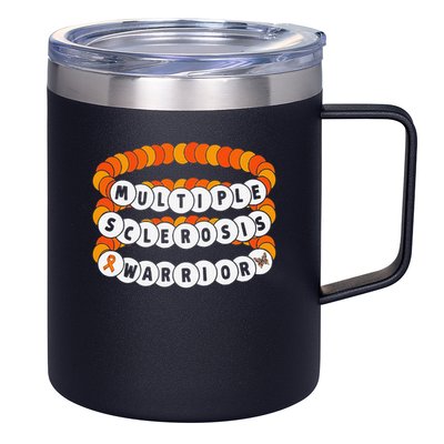 Multiple Sclerosis Awareness MS Warrior Friendship Bracelet 12oz Stainless Steel Coffee Mug