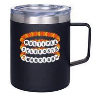 Multiple Sclerosis Awareness MS Warrior Friendship Bracelet 12oz Stainless Steel Coffee Mug